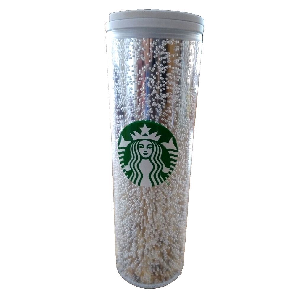Starbucks Holiday 2020 Silver/Platinum Hot Cold Bubble Tumbler Cup Grande‎ NWT